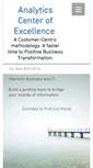 Mobile Screenshot of analyticscenterofexcellence.com